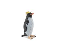 Papo - Macaroni Penguin Figurine for Children Age 3+ - Educational Marine Animal Toy - Realistic Yellow-Crested Penguin - Hand-Painted - Fauna Marine Collection - 56064