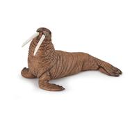 Papo - Large animal figurine - Walrus from the Marine Universe, Polar Voyage, Multicoloured figurine for Children from 3 Years - Discovery of Marine Mammals