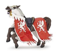 Papo 39388 Red dragon king horse MEDIEVAL-FANTASY Figurine, Multicolour