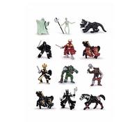Papo - Mini Fantasy Figures Set Of 12 Toy for Kids - Ages 3+ - Fantasy & Medieval Collection - Creative Play Magical World - Gift Idea Toy for Girls and Boys - 6.3 Cm X 6.3 Cm X 12.8 Cm
