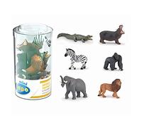 Papo - Mini Wild Animals, Set of 6 Figurines for Children from 3 Years - Exploring the World's Wildlife and Adventure in Nature