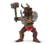 Papo - Minotaur Figurine - Hand-Painted Mythical Creature Toy for Kids Age 3+ - Greek Legend Character - Fantasy Battle Role Play - Durable and Educational - 8 x 7 x 11 cm - 38931