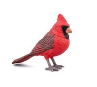 Papo - Northern Cardinal Figurine for Children Aged 3+ - Educational Garden Bird Toy - Hand-Painted Realistic Model - Garden Animals Collection - SKU 50322
