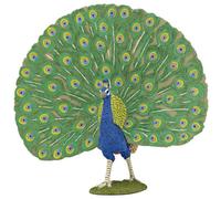 PAPO Peacock Figure Wild Animal Kingdom Collectables