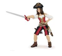 Papo Pirates & Cosairs Lady Pirate Toy Figure, Three Years & Above, Multi-colour (39466) Papo Multicolor