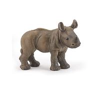 Papo - Realistic Baby Rhinoceros Figure - Ages 3+ - Wild Life Collection - Educational Play Young Animals - Gift Idea Toy for Girls and Boys