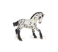 Papo - Black Appaloosa Foal - Realistic Figurine - for Ages 3+ - Horses Collection - Hand Painted - Highly Detailed - Durable and Educational - Gift Idea - Collectable - black appaloosa foal