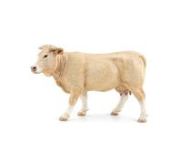 Papo - Hand painted - Animal Figure - Blonde d'Aquitaine - 51185 - Farm - Collectible - For Children - Suitable for Boys and Girls - From 3 years old