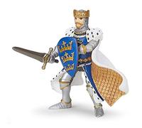 Papo - King Arthur Blue Figurine, Fantastic Medieval Toy for Children, 10cm, Hand-painted Legendary Hero, Introduction to History and Courage from 3 Years old