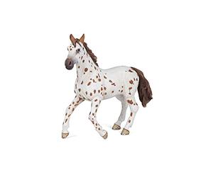 Papo - Realistic Brown Appaloosa Mare Figure - Ages 3+ - Horses Collection - Creative Play Equestrian World - Gift Idea Toy for Girls and Boys