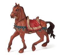 Papo - Realistic Caesar’s Horse Figure - Ages 3+ - Historical Collection - Educational Play Roman History - Gift Idea Toy for Girls and Boys