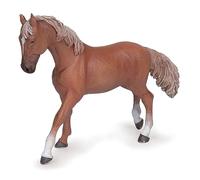 Papo - Realistic Chestnut English Thoroughbred Mare Figure - Ages 3+ - Horses Collection - Creative Play Equestrian World - Gift Idea Toy for Girls and Boys