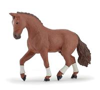 Papo - Realistic Chestnut Hanoverian Figure - Ages 3+ - Horses Collection - Creative Play Equestrian World - Gift Idea Toy for Girls and Boys