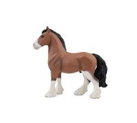 PAPO - Realistic Clydesdale Horse Figure - Ages 3+ - Horses Collection - Creative Play Equestrian World - Gift Idea Toy for Girls and Boys