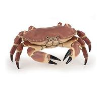 Papo - Sleeping Crab Figurine - Ocean Animal Toy for Kids Age 3+ - Hand-Painted Marine Invertebrate Model - Realistic Edible Crab Replica - Educational and Durable - 8 x 7.5 x 2.5 cm - 56047