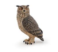 PAPO - Hand-Painted Figurine - Great Horned Owl - Forest Animals - Collectible - for Children - Boys and Girls - Ages 3 and Up