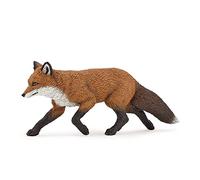 Papo - Fox Figurine - Forest Animal Toy for Kids Age 3+ - Realistic Hand Painted Red Fox Model - Educational Woodland Wildlife Figure - Durable Plastic Animal Toy - 9 x 2 x 4 cm - 53020