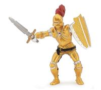 Papo - Realistic Gold Armor Knight Figure - Ages 3+ - Fantasy & Medieval Collection - Creative Play Knight - Gift Idea Toy for Girls and Boys