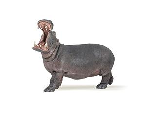 Papo Realistic Hippopotamus Figurine, Wild Life Collection, Kids Ages 3+ | An imposing silhouette from Africa's great rivers | hand-painted | a piece to collect | original gift for girls and boys