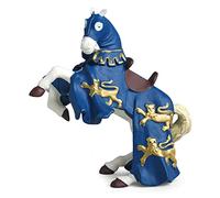 Papo MEDIEVAL-FANTASY Tiere, Cartoon, 39339 Blue King Richard horse Figurine, Multicolour
