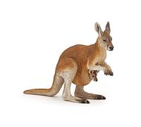 Papo - Animal figurine - Kangaroo with Baby, children's toy, 10 cm, Tender Moments in Nature, Learning about Animal and Family Life from 3 years old