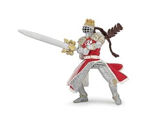 Papo - Realistic King With Dragon And Sword Figure - Ages 3+ - Fantasy & Medieval Collection - Creative Play Royal World - Gift Idea Toy for Girls and Boys - 12 Cm X 9 Cm X 9.5 Cm