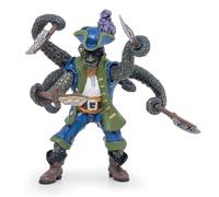 Pirate mutant octopus figurine