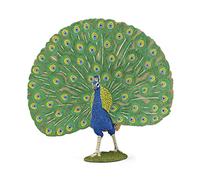 Papo - Realistic Peacock Figure Toy for Kids - Ages 3+ - Farm Life Collection - Educational Play Animal Observation - Gift Idea Toy for Girls and Boys - 12.5 Cm X 5.5 Cm X 11.6 Cm