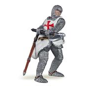 Papo MEDIEVAL-FANTASY Figurine, 39383 Templar Knight, Multicolour
