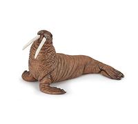 Papo - Large animal figurine - Walrus from the Marine Universe, Polar Voyage, Multicoloured figurine for Children from 3 Years - Discovery of Marine Mammals