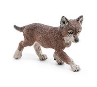 Papo - Realistic Wolf Cub Figure - Ages 3+ - Wild Life Collection - Educational Play Young Forest Animals - Gift Idea Toy for Girls and Boys