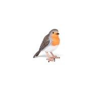 Papo - Robin Figurine - Garden Bird Toy for Kids Age 3+ - Hand Painted Red-Breasted Bird Model - Realistic Animal Figure for Nature Play - Plastic Wildlife Toy - 5 x 2.5 x 3.5 cm - 50275