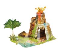 Papo The Land of Dinosaurs Play Set Prehistoric Landscape Diorama Toy Display
