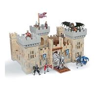 Papo Weapon Master's Wooden Castle, Medieval Collection, Kids Ages 3+ | Assemble-it-yourself set for knight figures | sturdy and long-lasting pieces | battle-themed play | a truly original gift