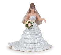 Papo White Lace Bride Hand Painted Figurine - Heirloom Quality Collectible No