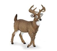 Papo Wild Animal Kingdom White-Tailed Deer Toy Figure (53021) Papo Multicolor