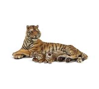 Papo Wild Animal Kingdom Lying Tigress Nursing Toy Figure, Three Years or Above, Multi-colour (50156) Papo Multicolor