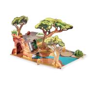 PAPO Wild Animal Kingdom The Savannah Toy Playset - Green