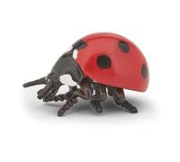 Papo Wild Life in the Garden Ladybird Toy Figure, 3 Years or Above, Red/Black (50257) Papo Multicolor