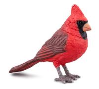 Papo - Northern Cardinal Figurine for Children Aged 3+ - Educational Garden Bird Toy - Hand-Painted Realistic Model - Garden Animals Collection - SKU 50322