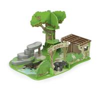 Papo - Wildlife - The Animal Reserve - 80011 - Wooden playset for figurines - Collectible - For Children - Suitable for Boys and Girls - From 3 years old, Green