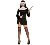 Papootz Ladies Sexy Sister Nun Religious Catholic Hen Do Fancy Dress Costume Outfit (Women: Large)
