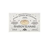 PAPOUTSANIS TRADITIONAL GREEK WHITE VEGETAL SOAP OLIVE OIL 6 BAR 125gr