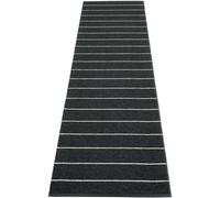 Pappelina - Carl Rug 70x270 cm, Black/Charcoal - Black