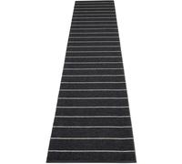 Pappelina - Carl Rug 70x350 cm, Black/Charcoal - Black
