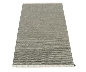 Pappelina - Mono Rug 85x260 cm, Charcoal/Warm Grey - Grey