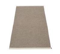 Pappelina - Mono Rug 85x260cm, Dark Mud/Mud - Grey