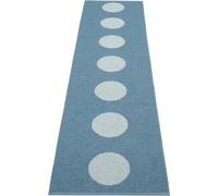 Pappelina - Vera Pop Rug 70x280 cm, River Blue / Blue Fog - Blue Fog