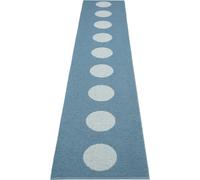 Pappelina - Vera Pop Rug 70x360 cm, River Blue / Blue Fog - Blue Fog