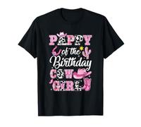 Pappy of The Birthday Cow Girl Western Cowgirl 1St Birthday T-Shirt